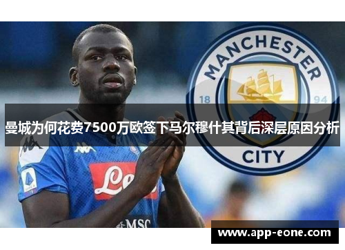 曼城为何花费7500万欧签下马尔穆什其背后深层原因分析