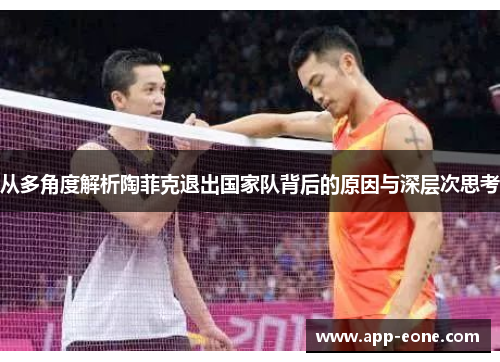 从多角度解析陶菲克退出国家队背后的原因与深层次思考